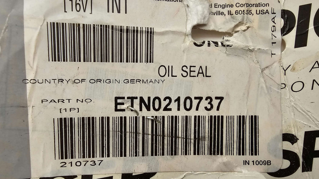 ETN0210737 Oil Seal Spicer 16V International