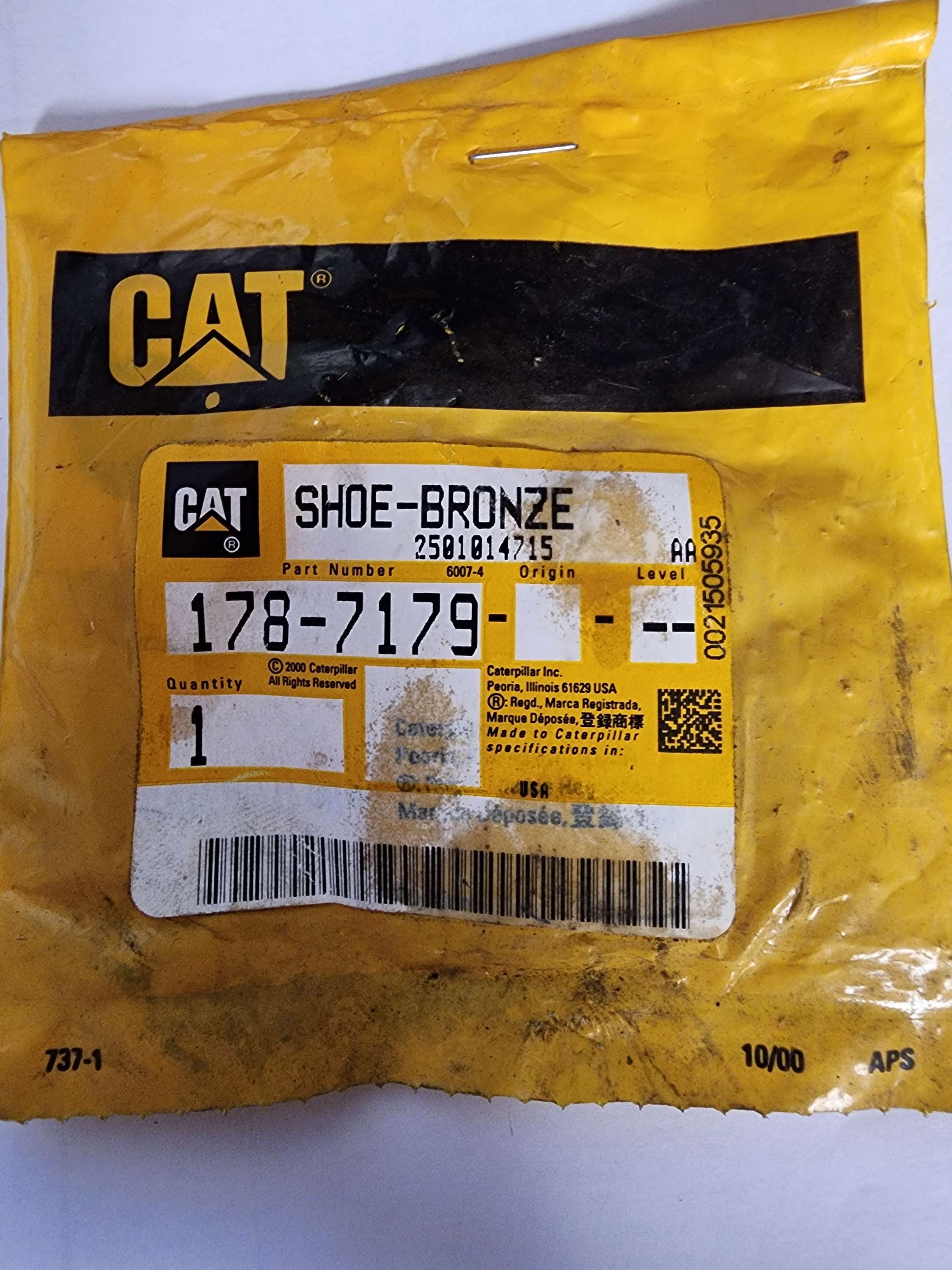 178-7179 CAT Shoe-Bronze