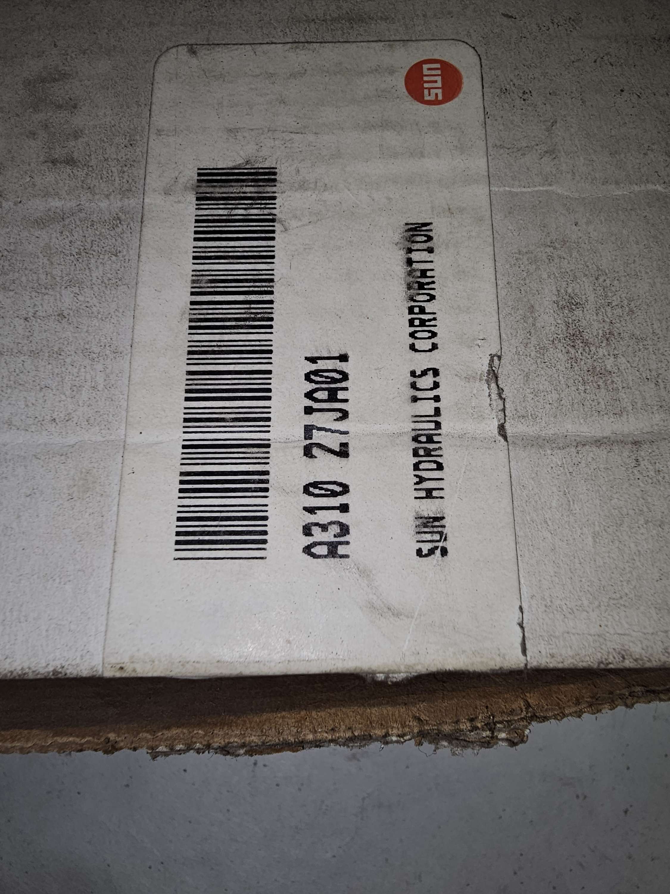 Sun Hydraulics A310-27J Valve | Euclid-Hitachi E12638160 | Motion Control 349343 / 273299