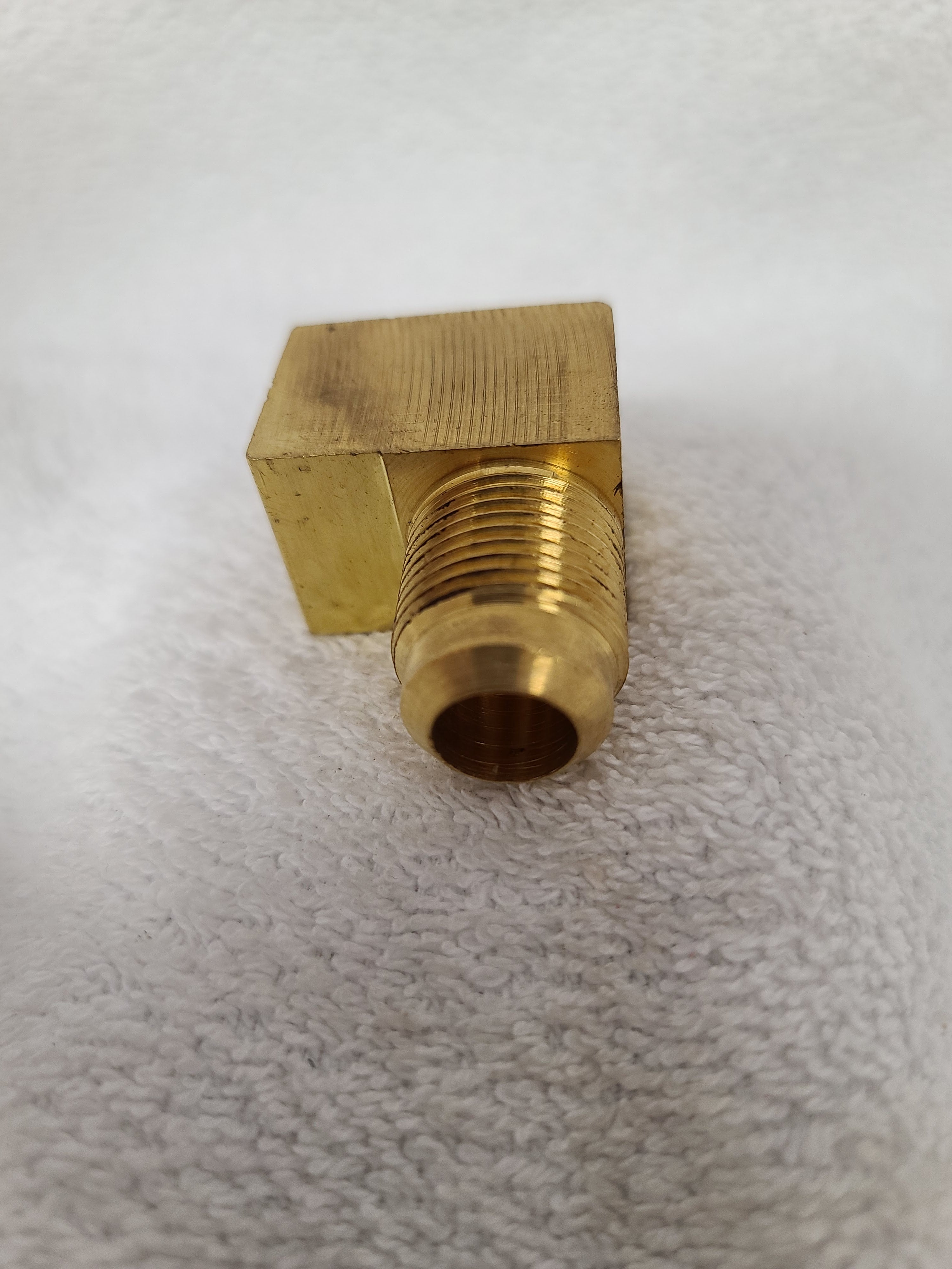 50X4 - 1/4X1/8 SAE45* Brass Flare to FPT Elbow