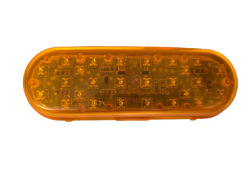 60275Y | Truck-Lite Model 60 (6" Oval) LED Turn Signal Lamp- Amber- 26 Diod