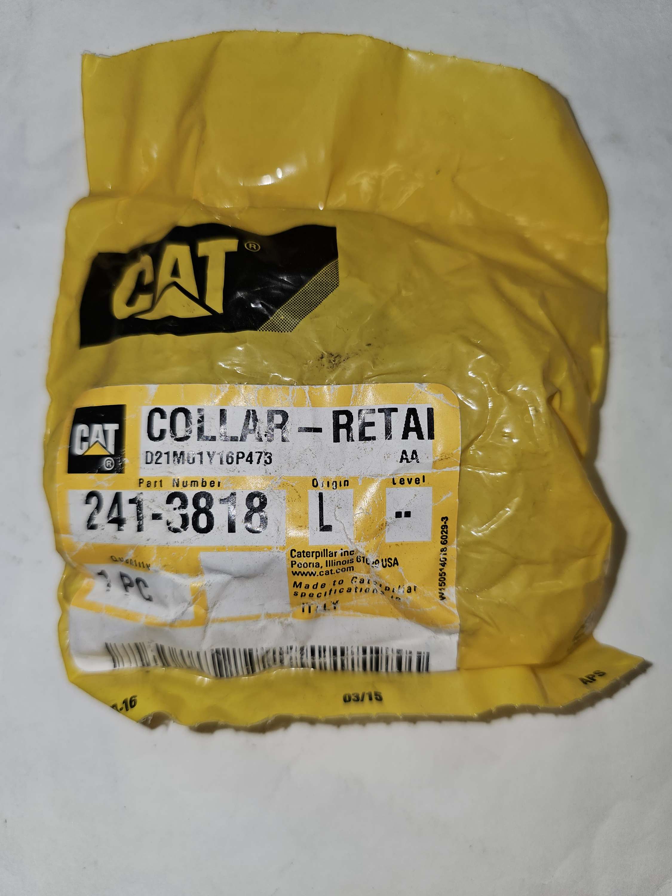 241-3818 Collar Retainer Caterpillar CAT OEM 2413818