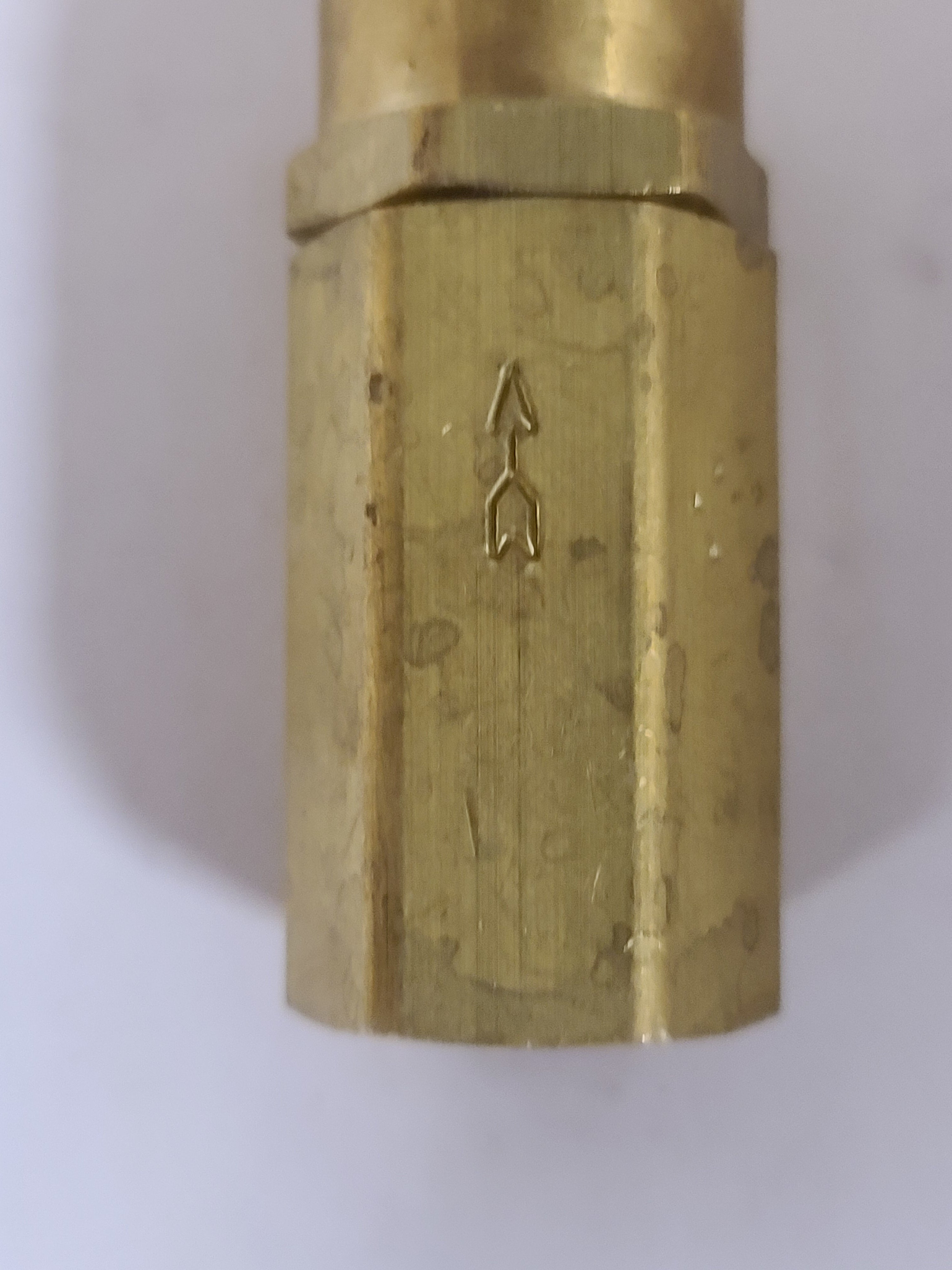Anderson-752CV-N-3/8F-inch- 3/8"-F- Brass- Inline -Check- Valve