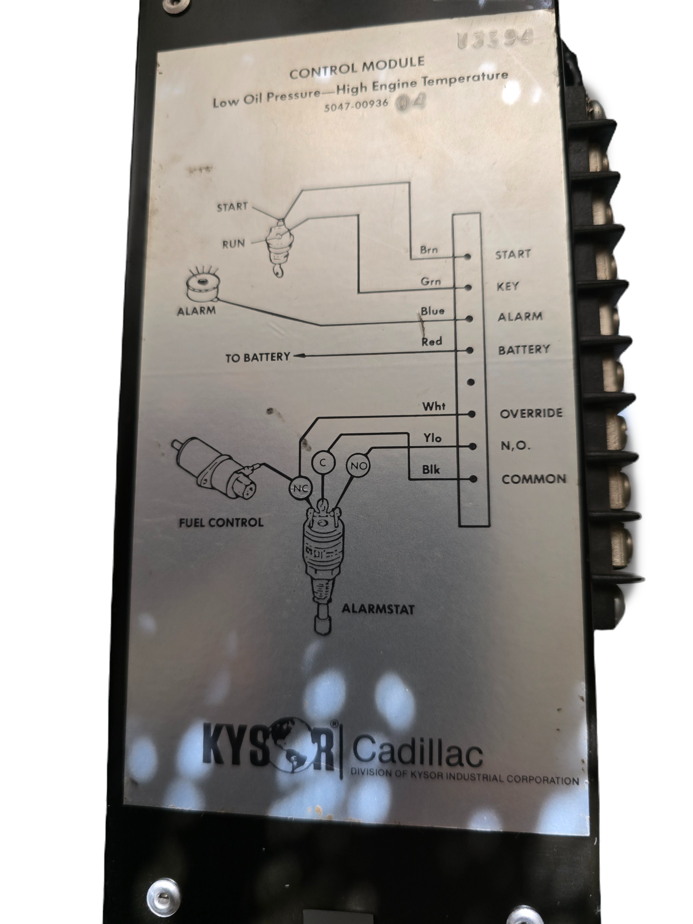 5047-00936-04 | Kysor Low Oil Pressure High Engine Temperature Control Modu