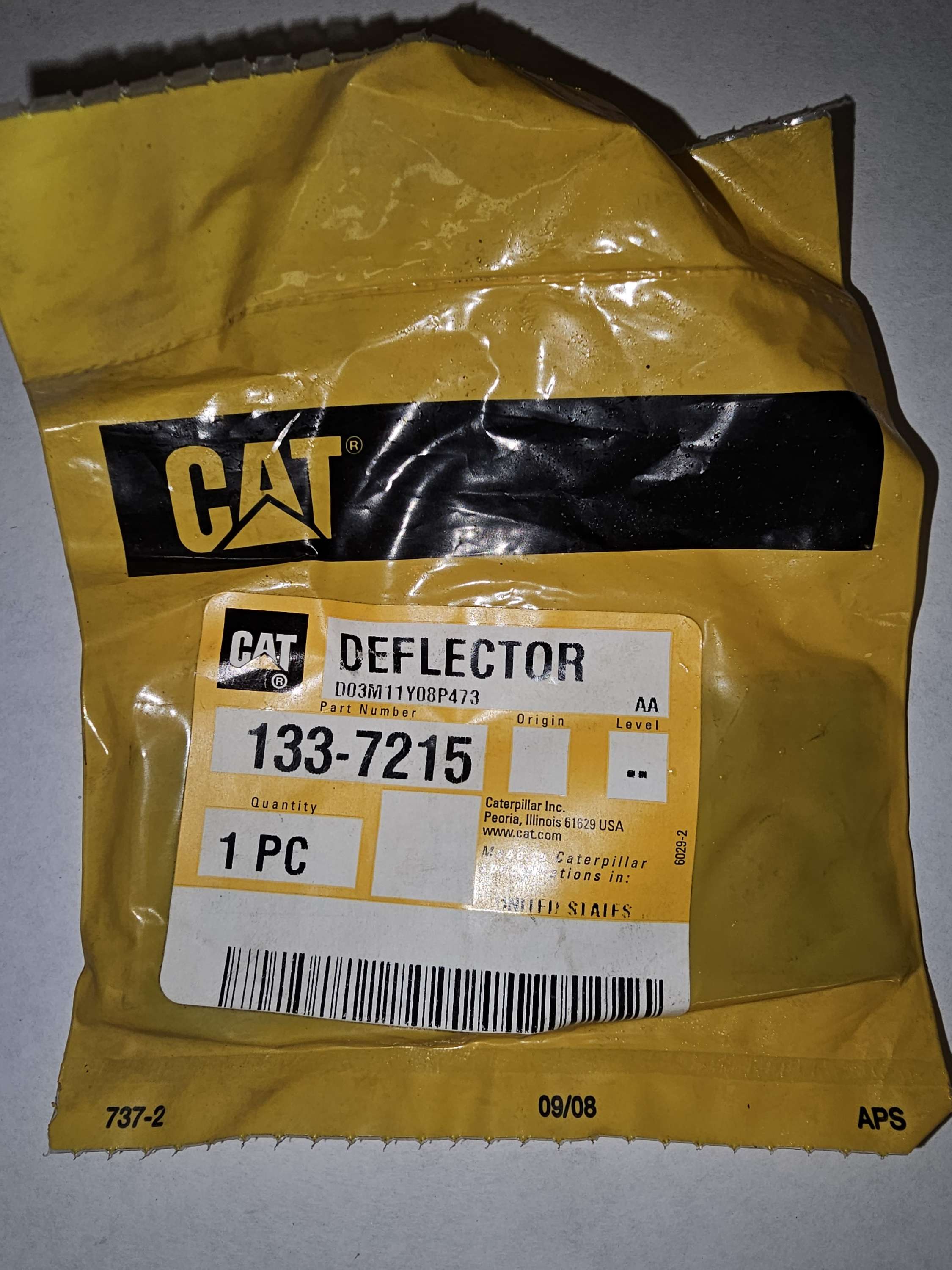 133-7215 Deflector Caterpillar CAT 1337215