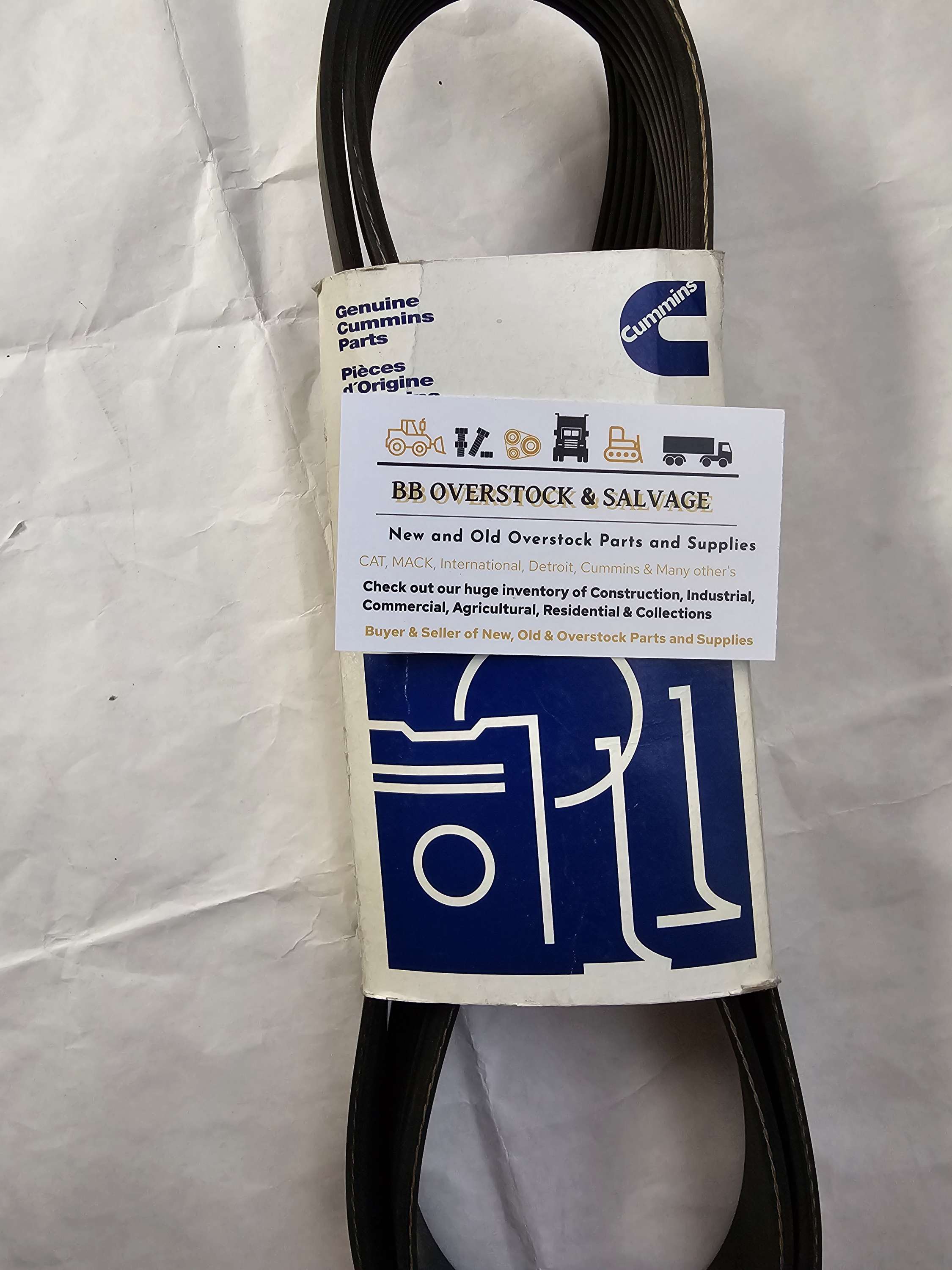 3288955 Genuine Cummins Ribbed V-Belt Serpentine