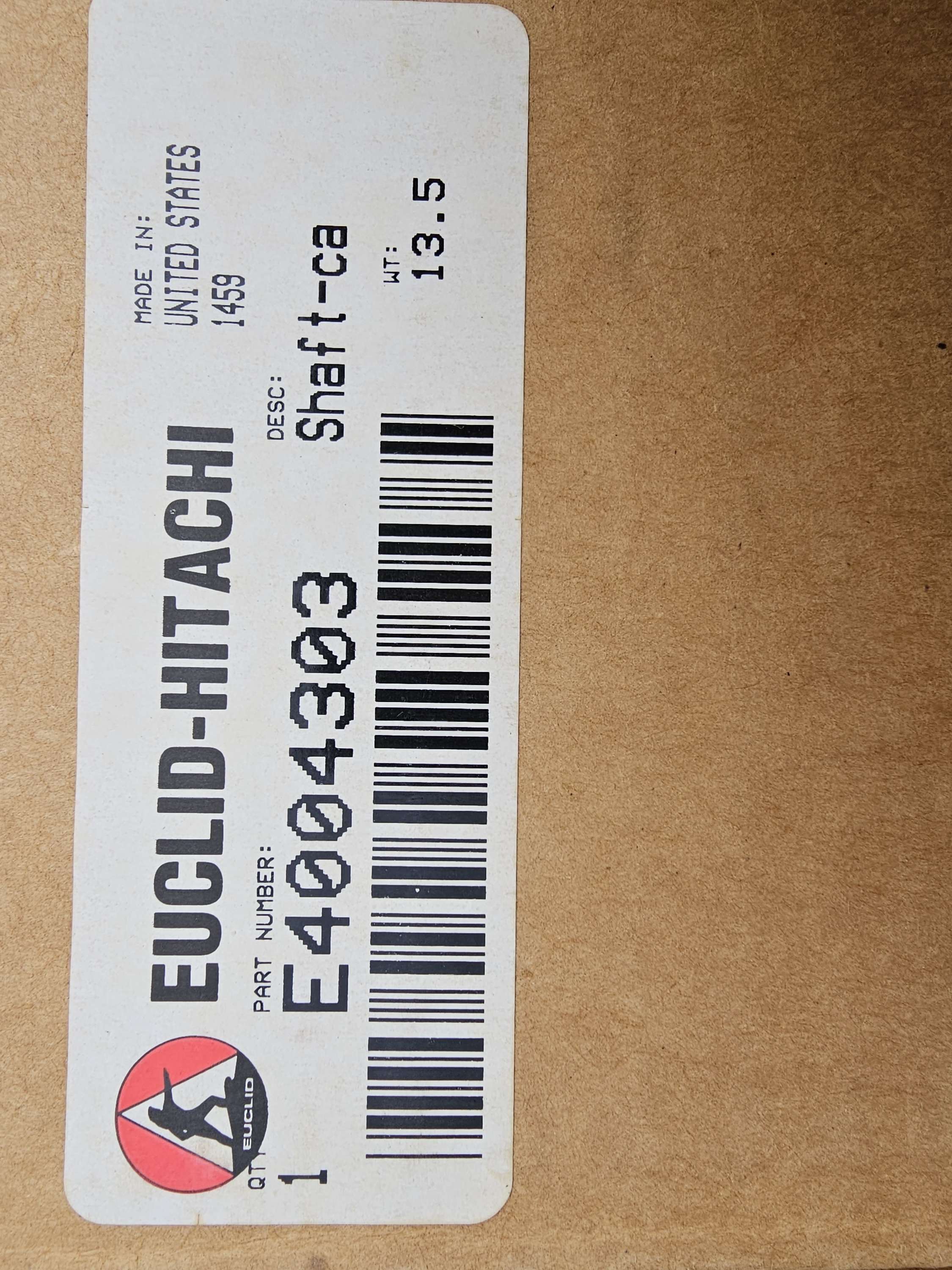 E4004303 Brake Cam Shaft Euclid-Hitachi
