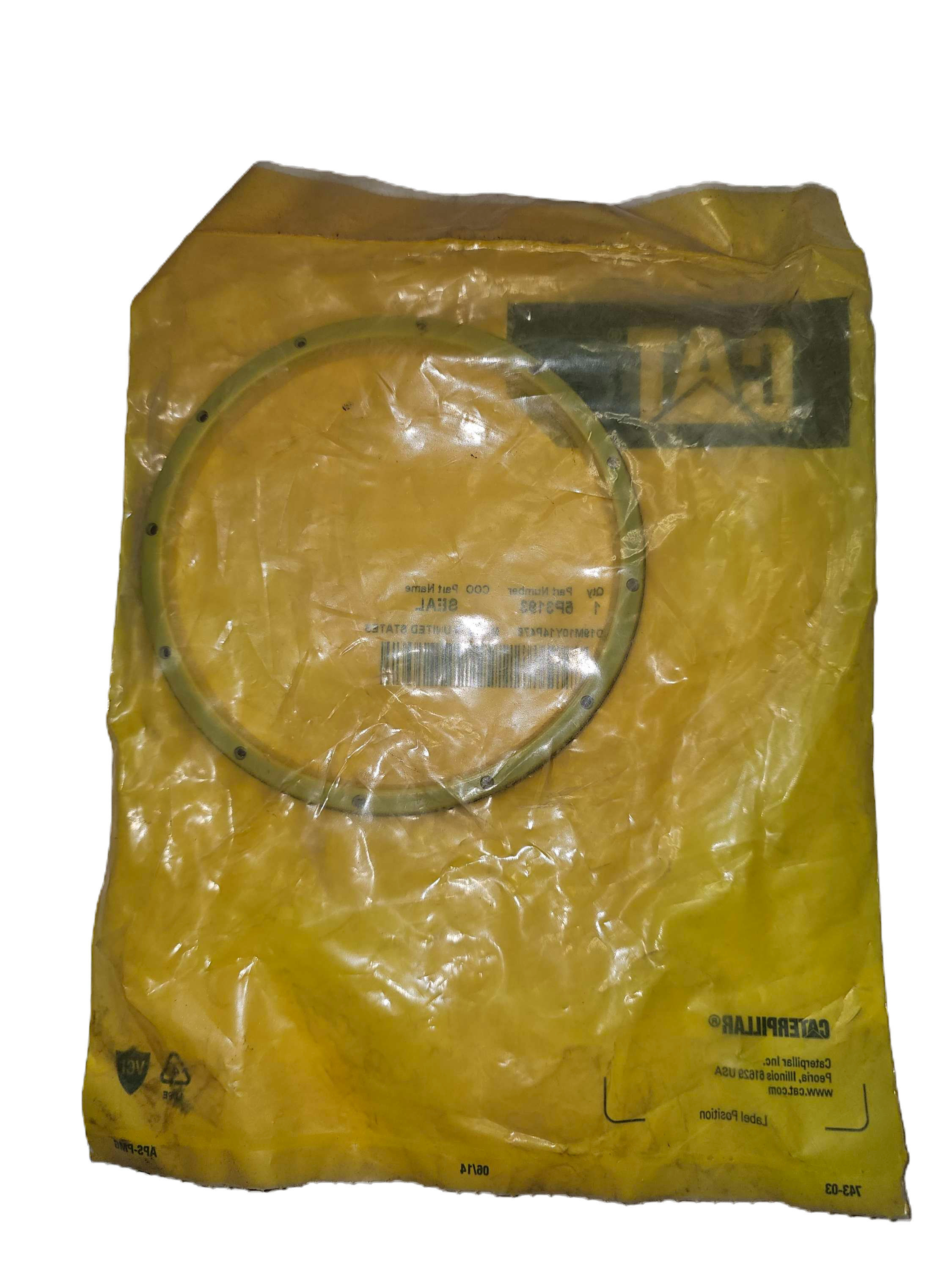 5P-3193 Genuine Caterpillar CAT Seal- Lip with Steel Case Type 5P3193