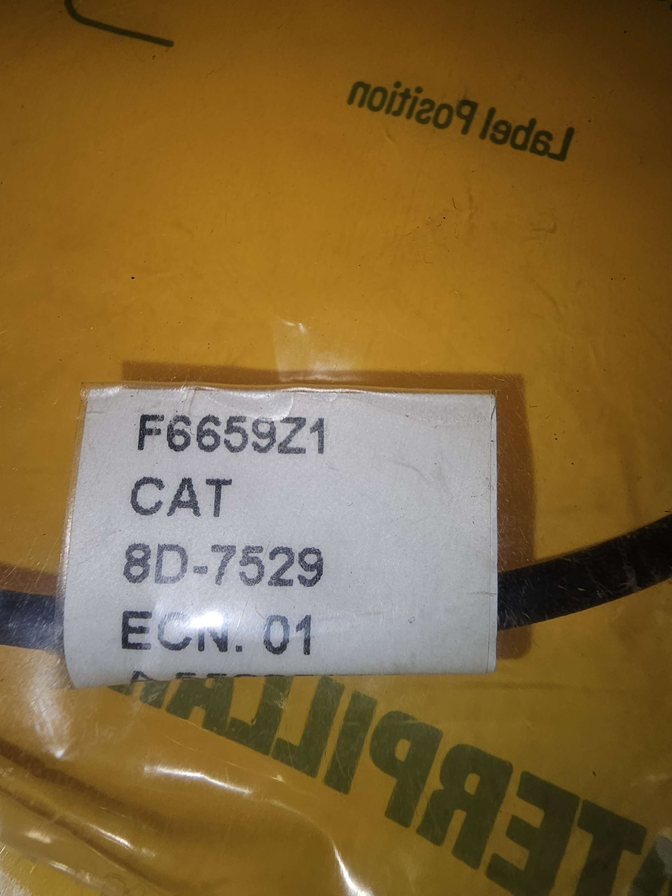 8D-7529 Wire Assembly Caterpillar CAT OEM 8D7529