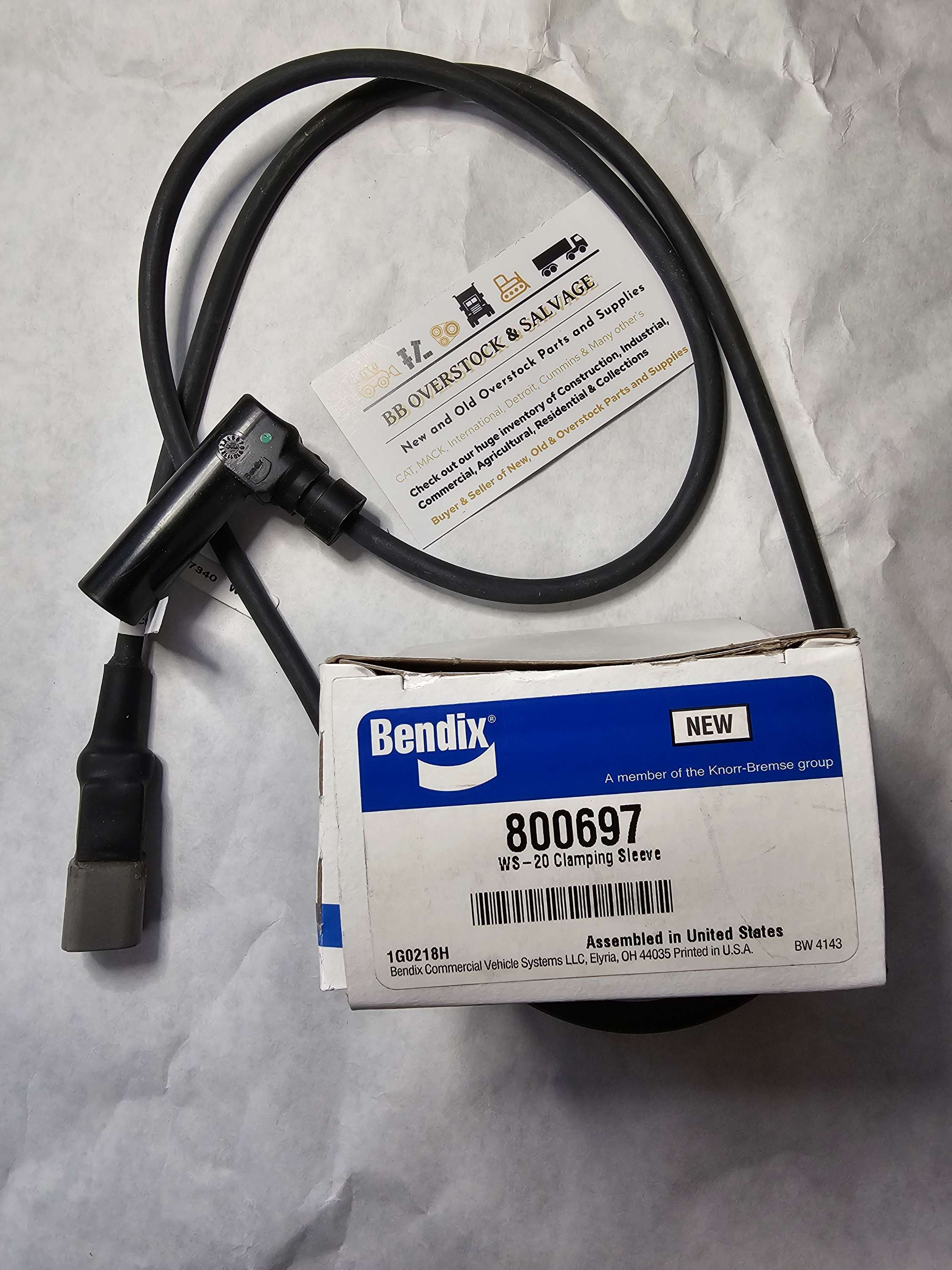 BX800717 by Bendix SENSOR Wheel Speed Transmitter