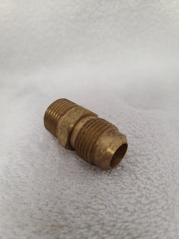 48X10 Brass Flare to Pipe Adapter