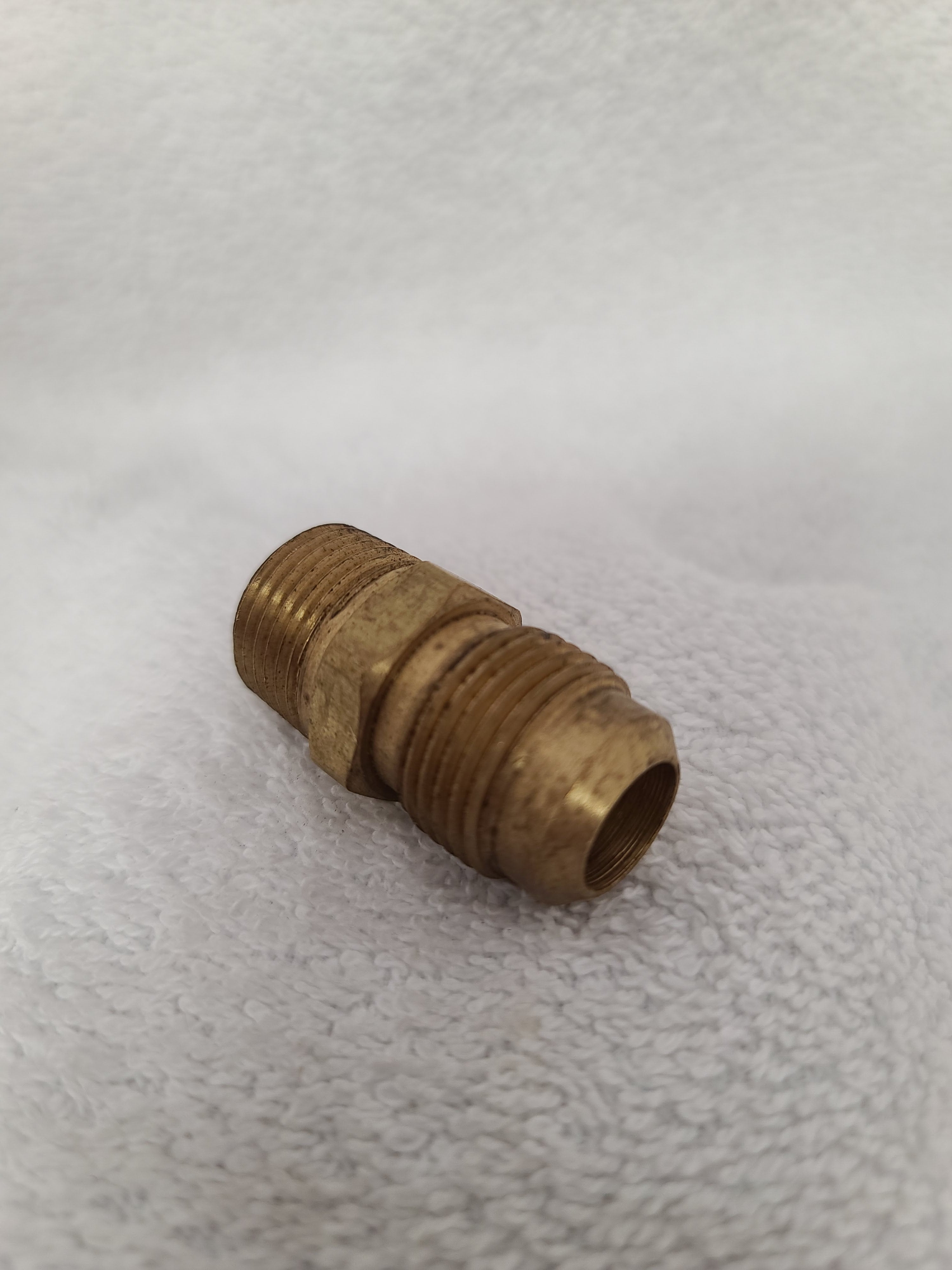 48X8X4 Brass Flare to Male Pipe Adapter