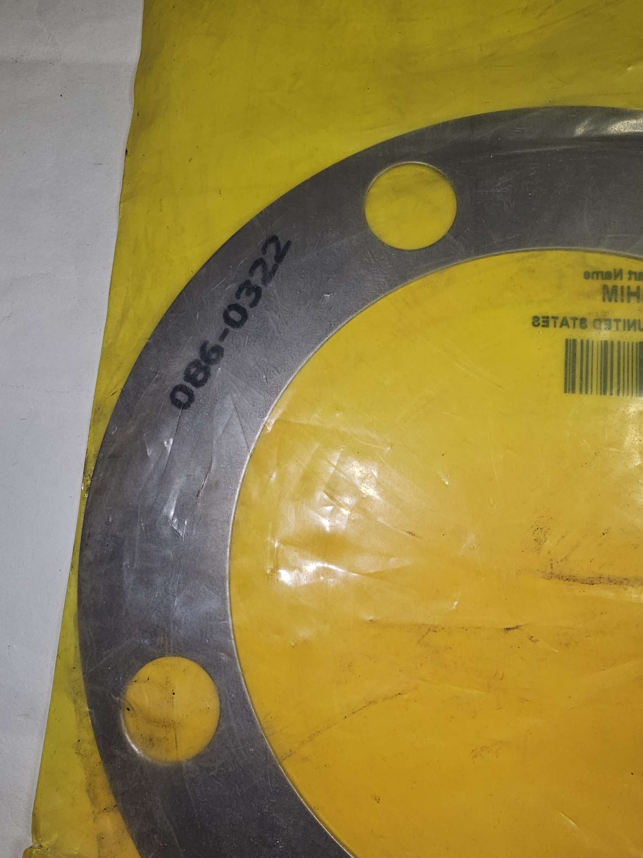 086-0322 1mm Thickness Steel Shim 0860322