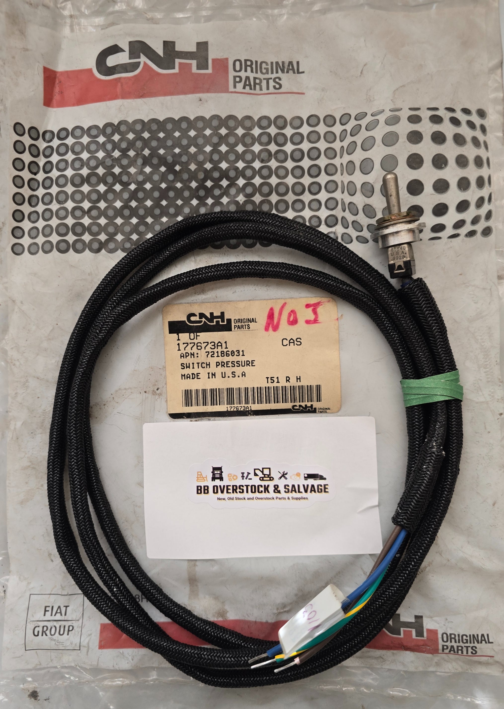 177673A1 |CNH PRESSURE SWITCH CASE / NEW HOLLAND
