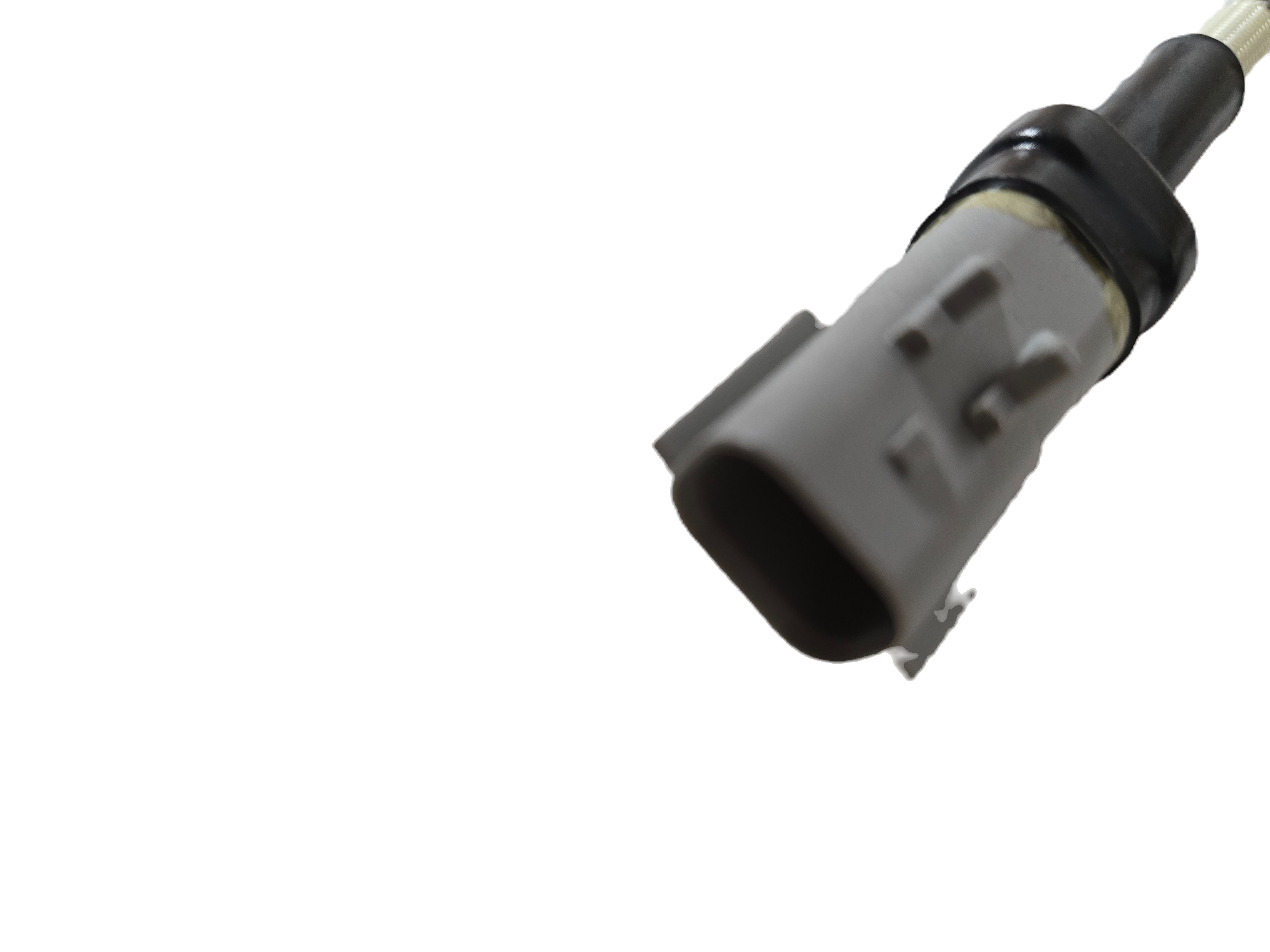 Genuine Cummins 4954574 exhaust gas temperature sensor with 2-pin connector and M12 threads.