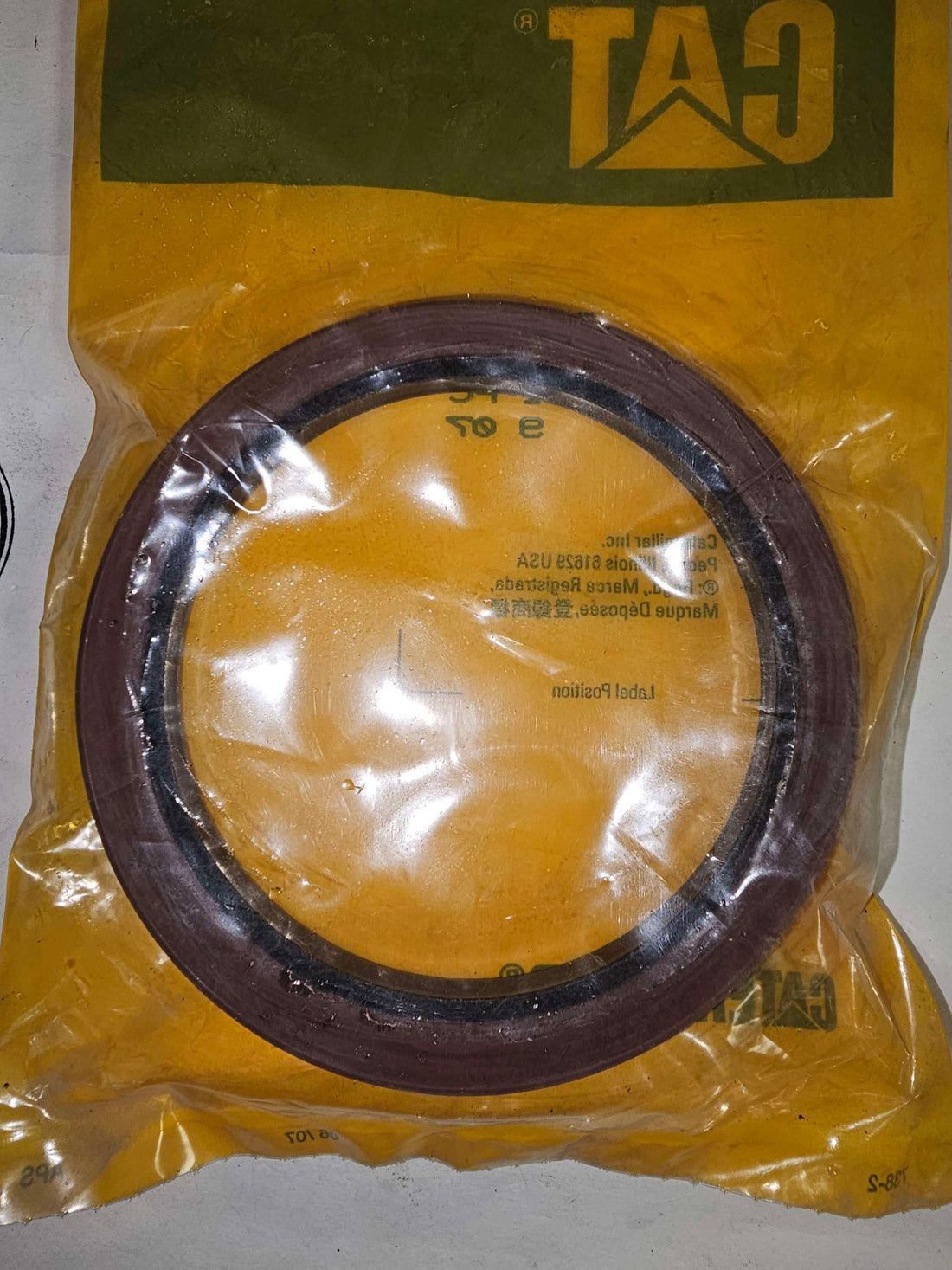 222-7007 Seal Caterpillar CAT 2227007 Lip Type Track Seal