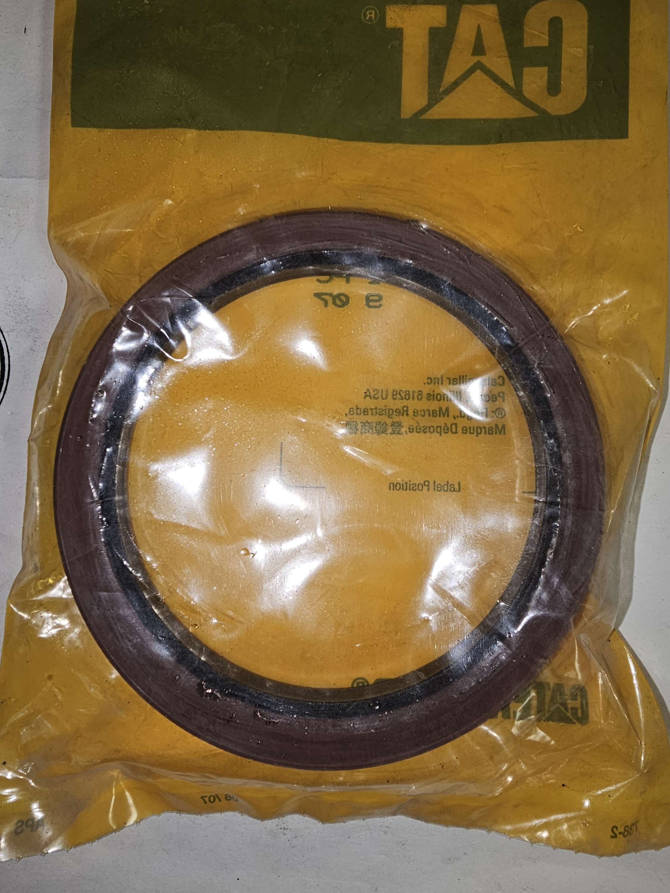 222-7007 Seal Caterpillar CAT 2227007 Lip Type Track Seal