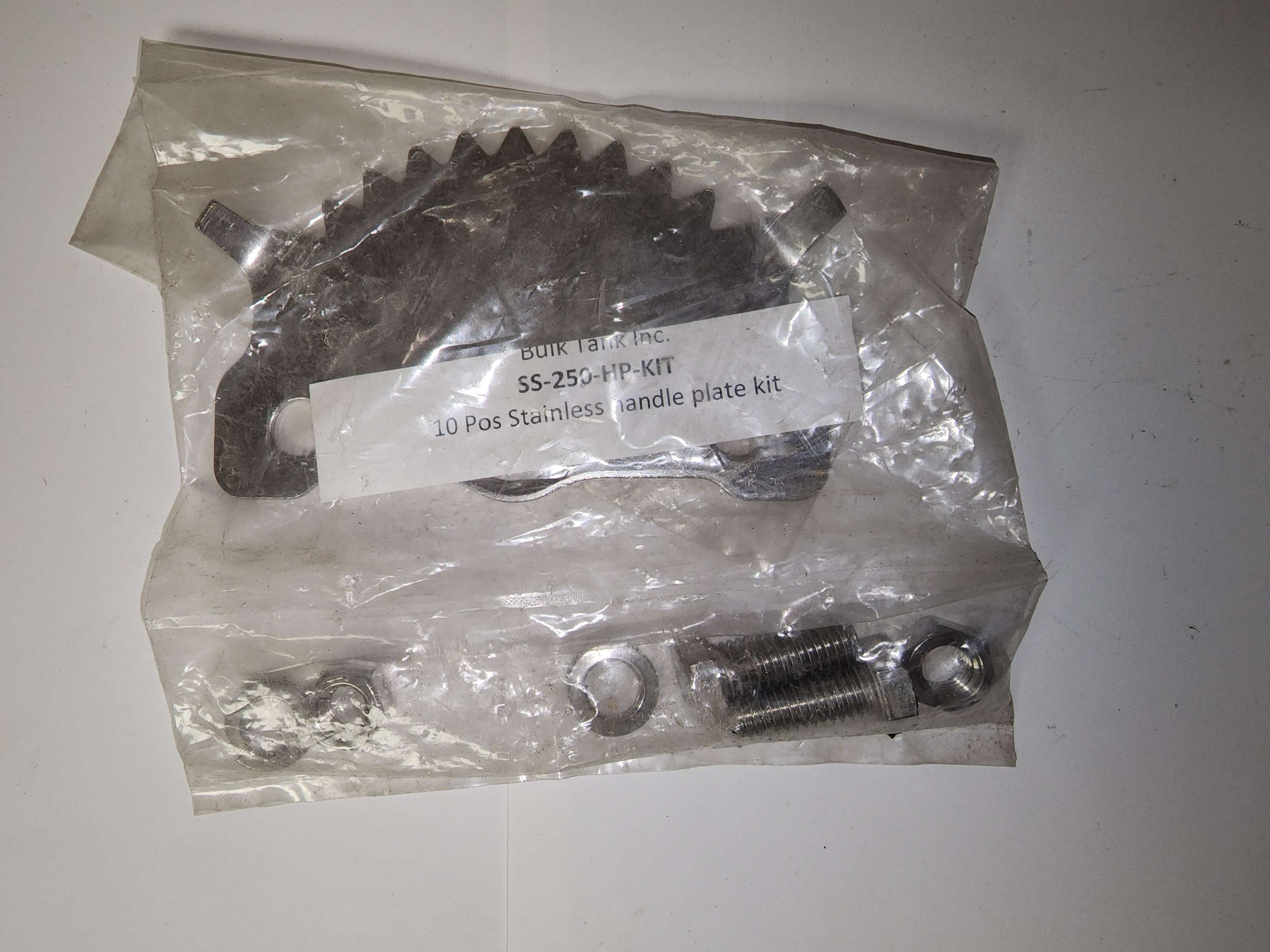 SS-250-HP-Kit 10 pos. ss handle plate kit