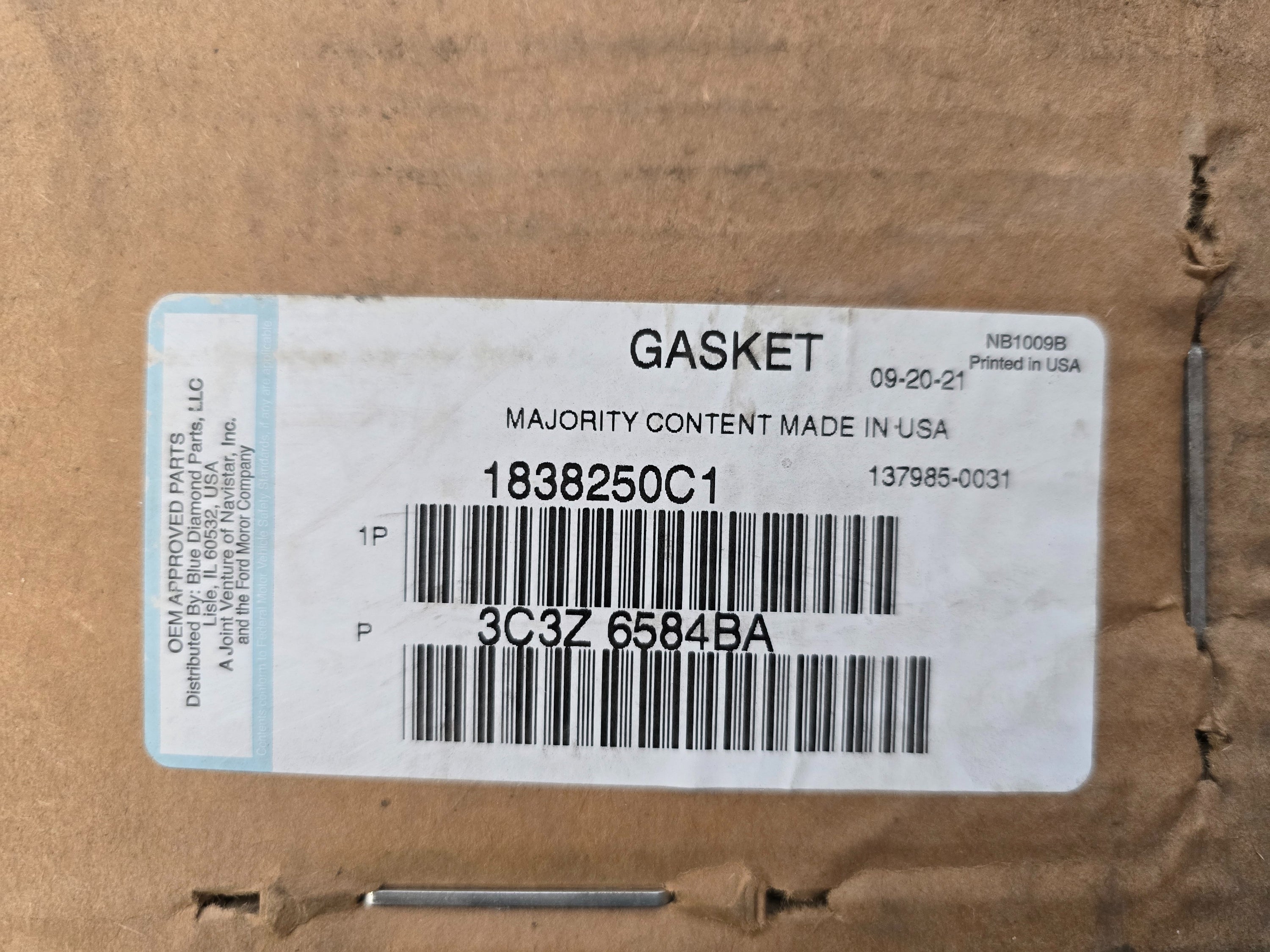 1838250C1 | International 2003-2007 VT-365 Valve Cover Gasket