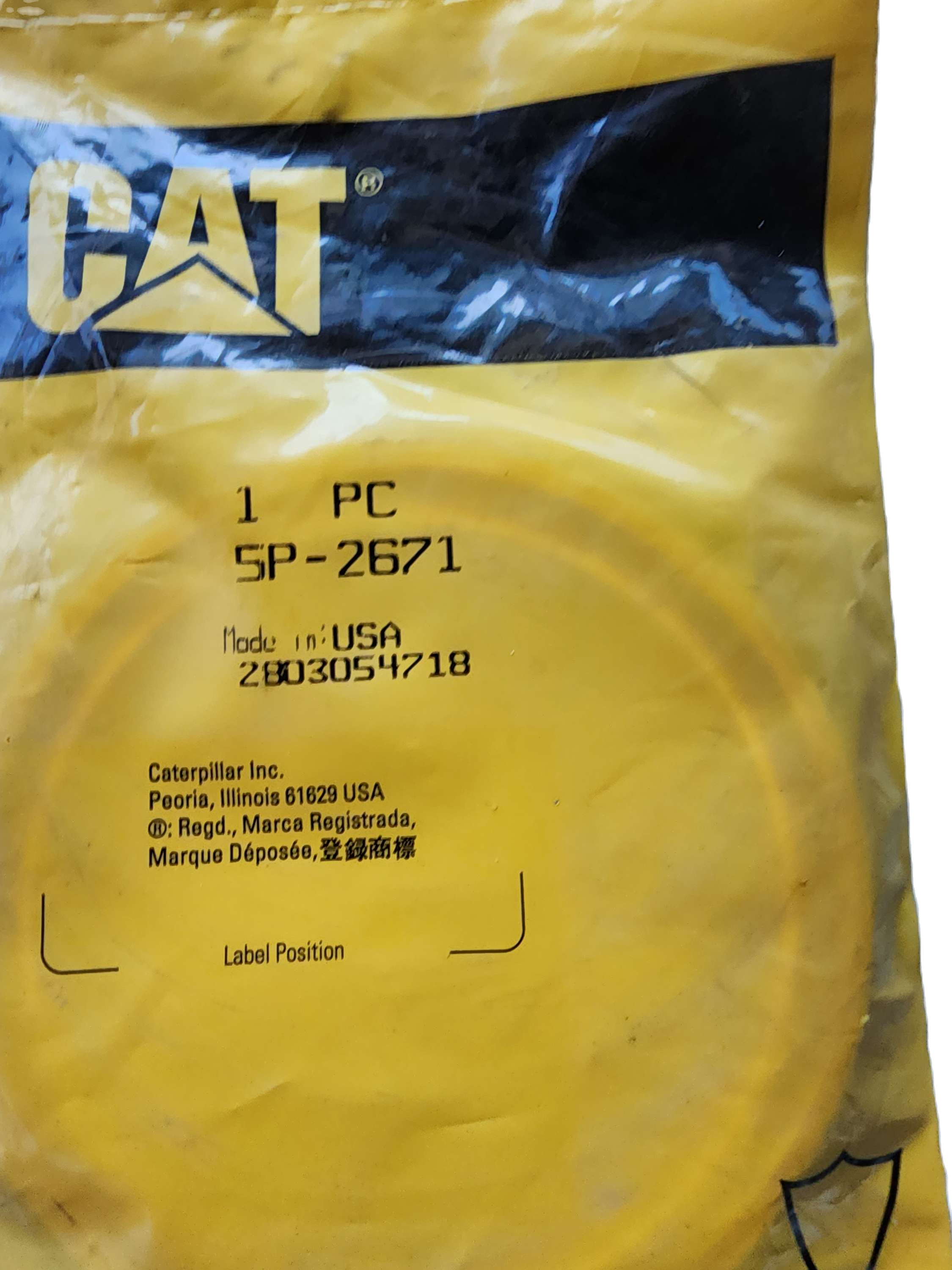 5P-2671 Seal Lip Caterpillar CAT OEM 5P2671