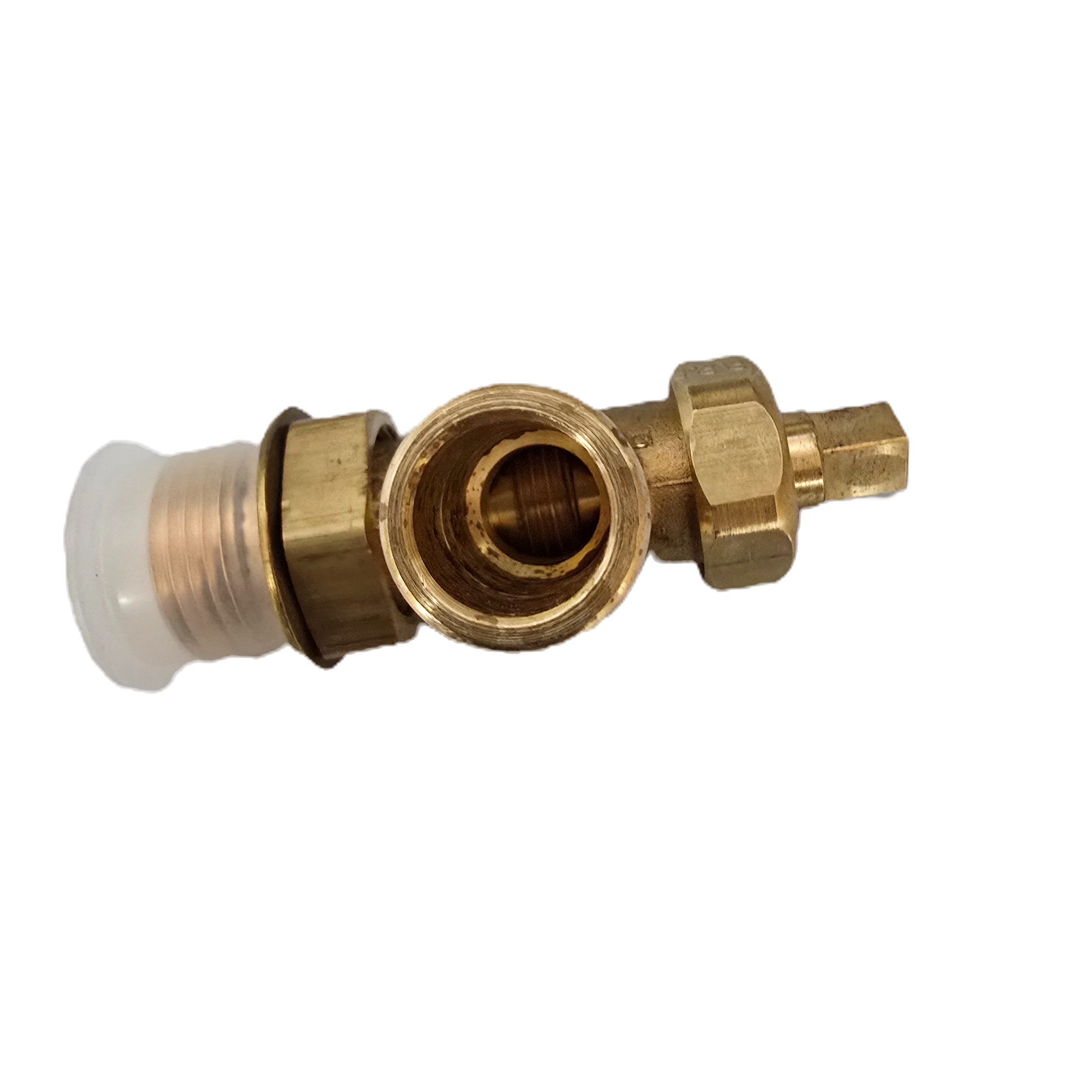 CAT P/N | 7E-4761 3/4" Thread Brass Shutoff Valve NPTF Male Stud And Hose B