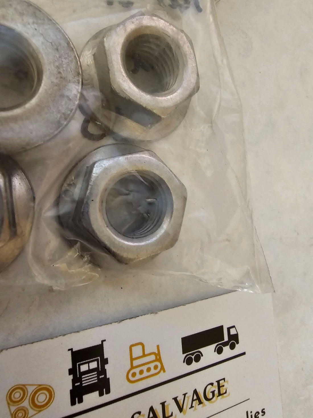 990952 Starter Nut Volvo Mack Truck (4-pack)