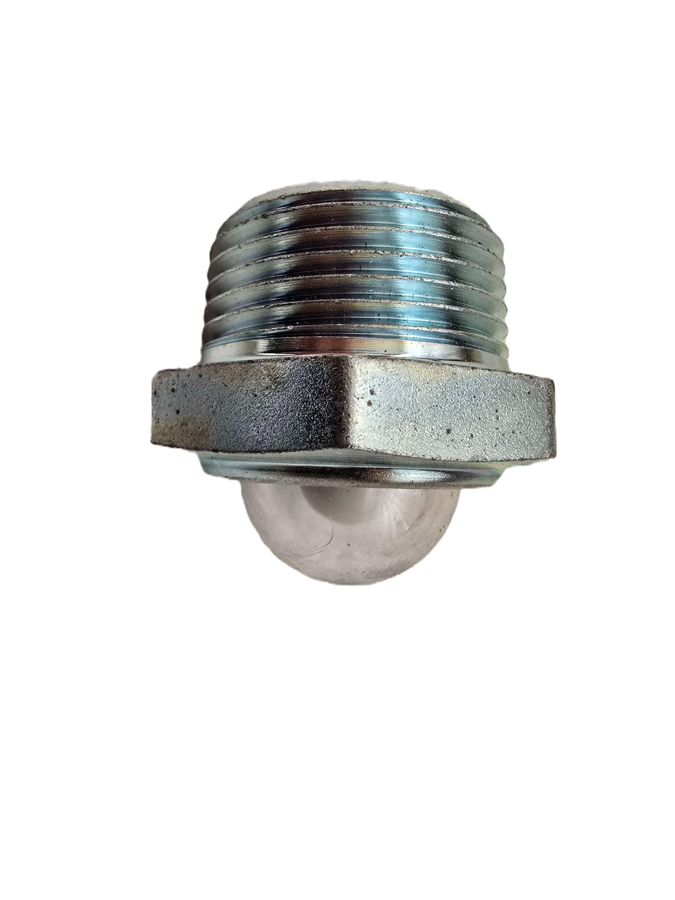 1128K4 Easy-View Sight 1 inch NPT for Hydraulic-Water-Diesel Zinc