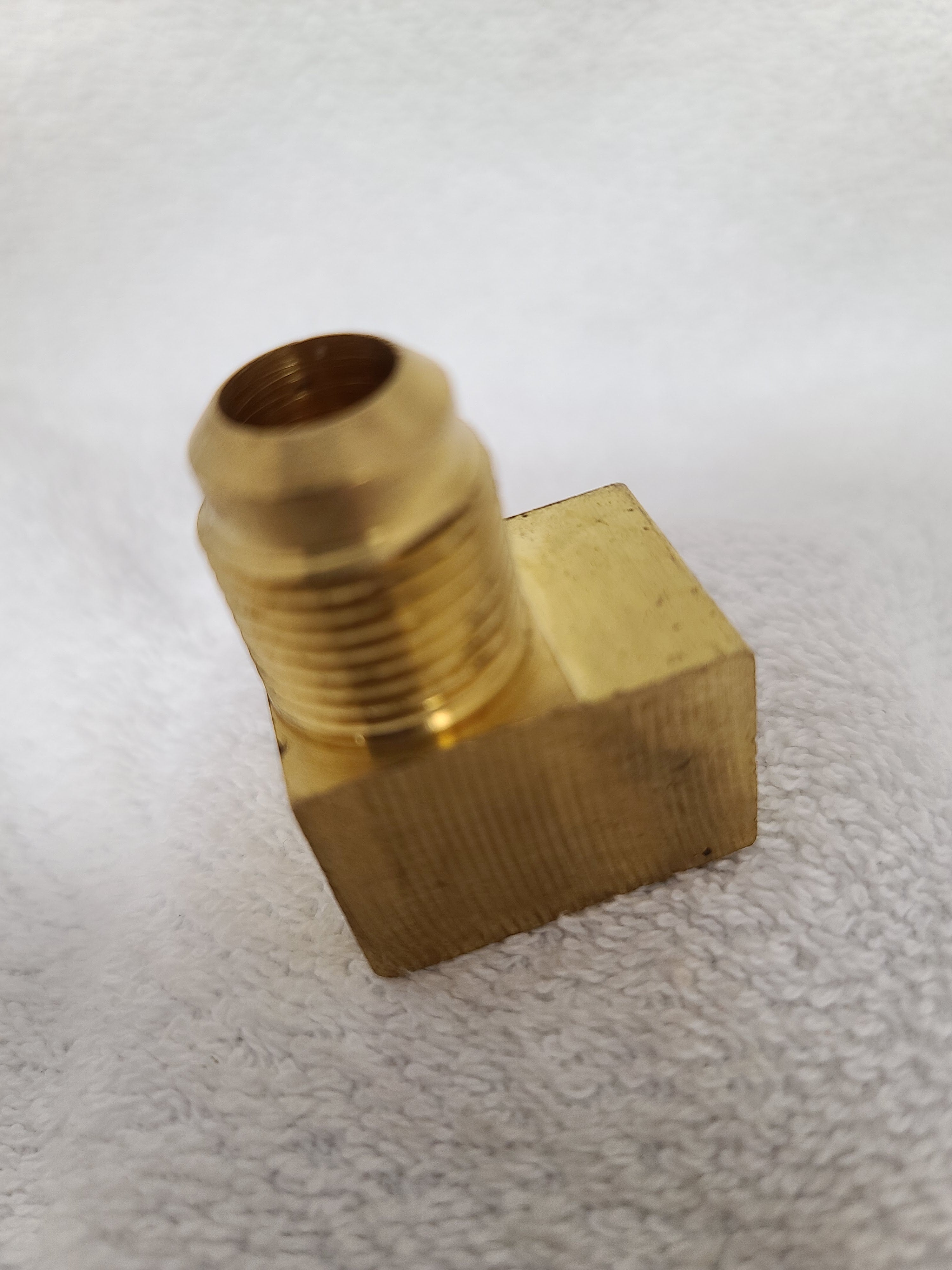 50X4 - 1/4X1/8 SAE45* Brass Flare to FPT Elbow