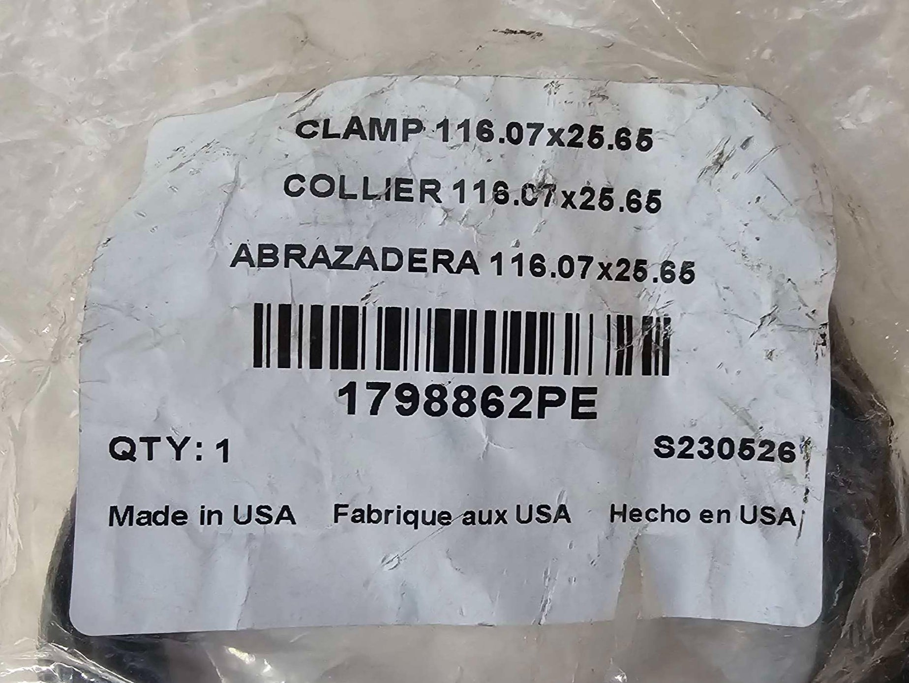 Peterbilt 1798862PE - Multi-Purpose Clamp