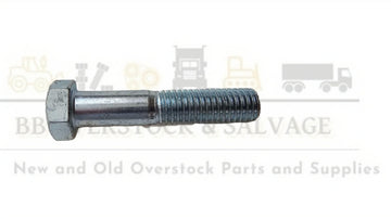 1/2"-13 x 2-1/2" Grade 2 Zinc Plated UNC (Coarse) Hex Head Cap Screws, 10 p