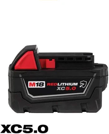 Milwaukee M18 REDLITHIUM XC 5.0Ah Chemical Resistant Battery Pack (48-11-1850R)