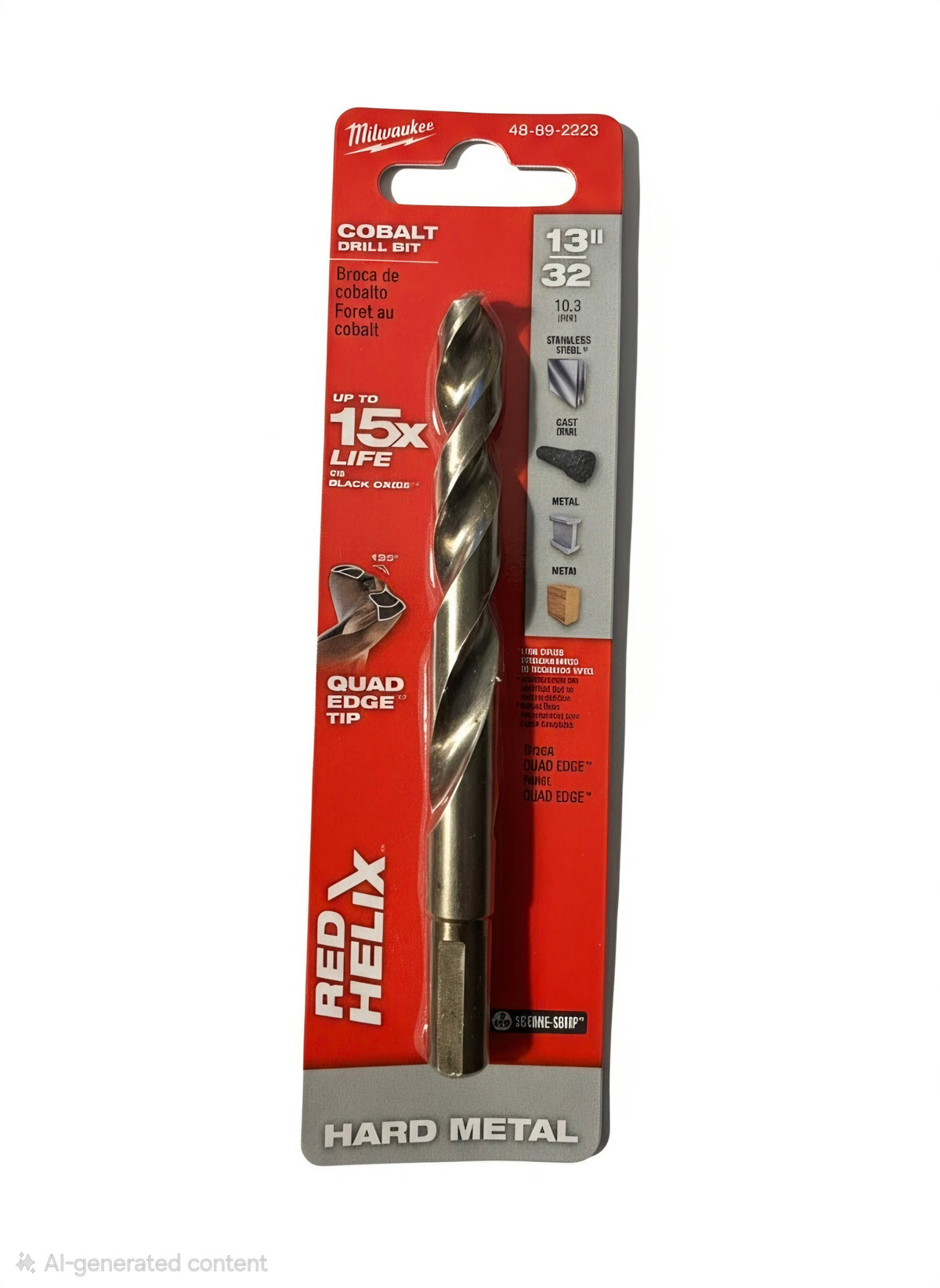 Milwaukee RED HELIX Cobalt Drill Bit – Individual Sizes
