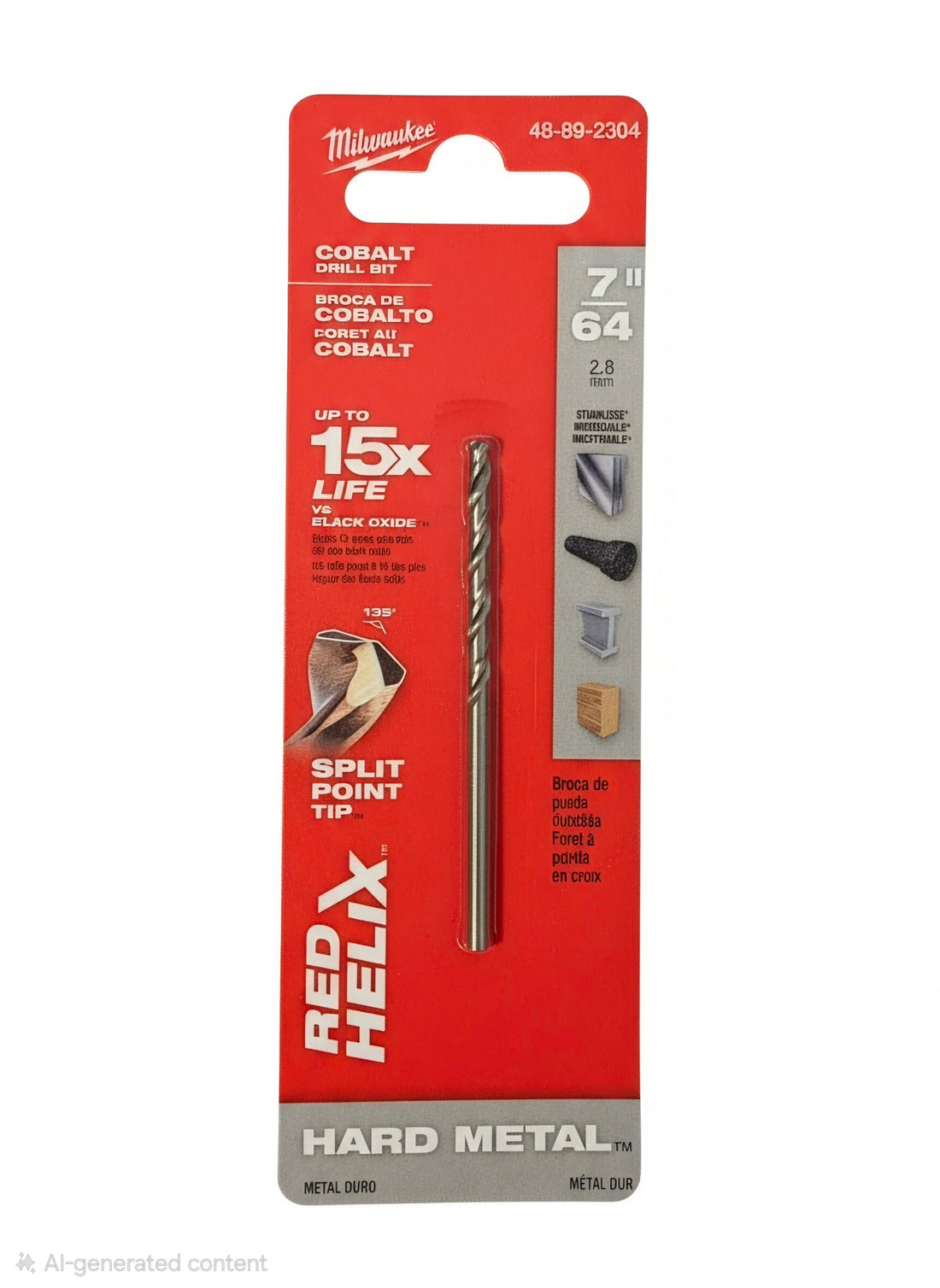 Milwaukee RED HELIX Cobalt Drill Bit – Individual Sizes