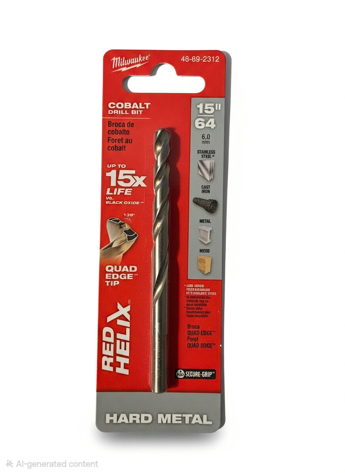 Milwaukee RED HELIX Cobalt Drill Bit – Individual Sizes