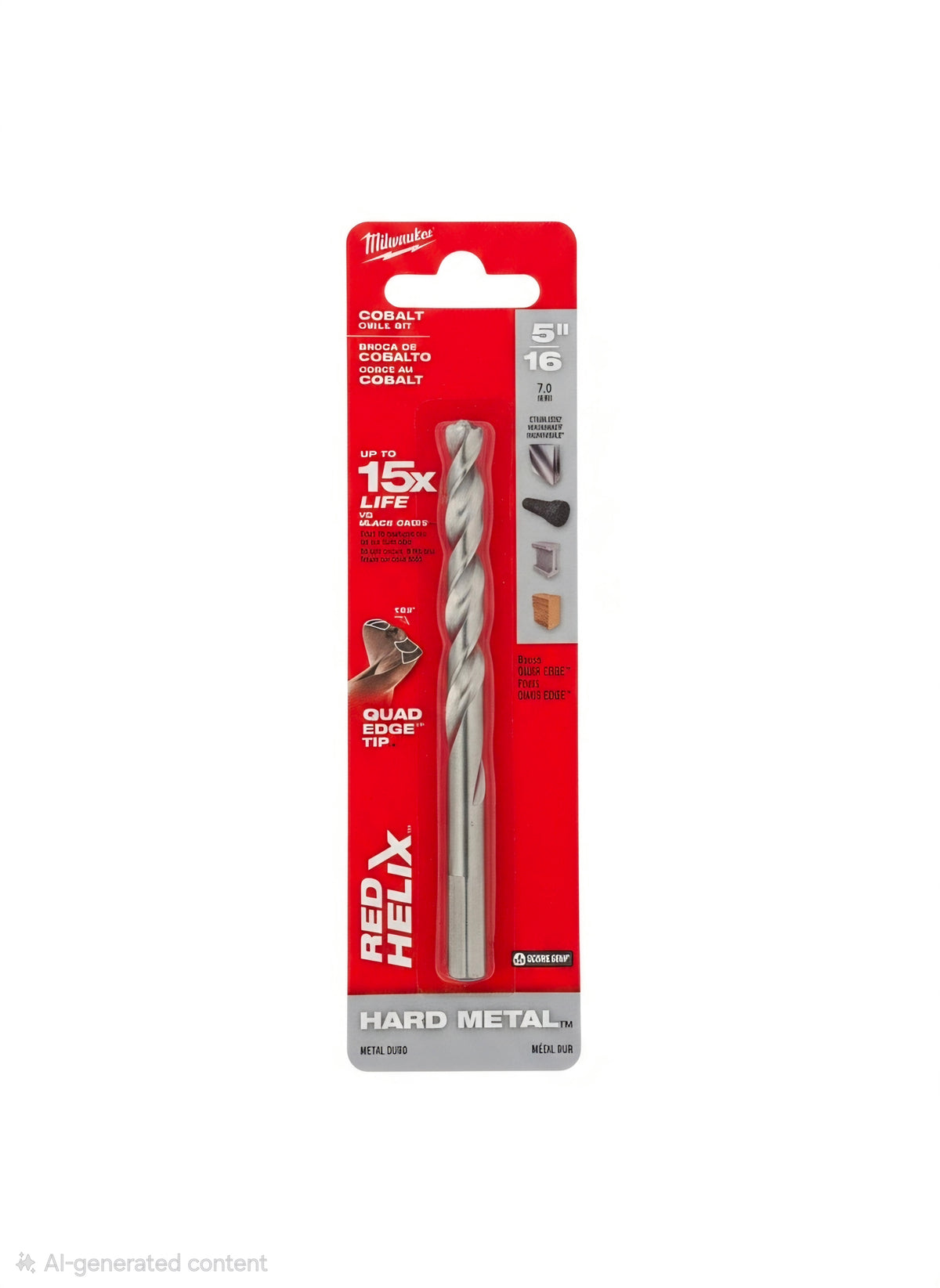 Milwaukee RED HELIX Cobalt Drill Bit – Individual Sizes