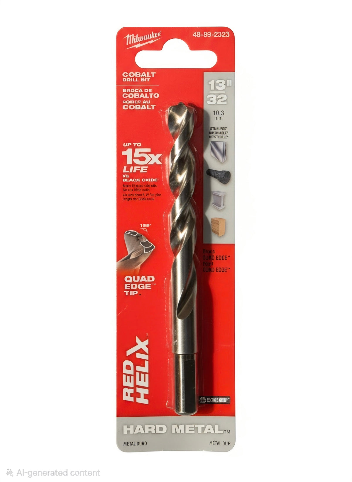 Milwaukee RED HELIX Cobalt Drill Bit – Individual Sizes