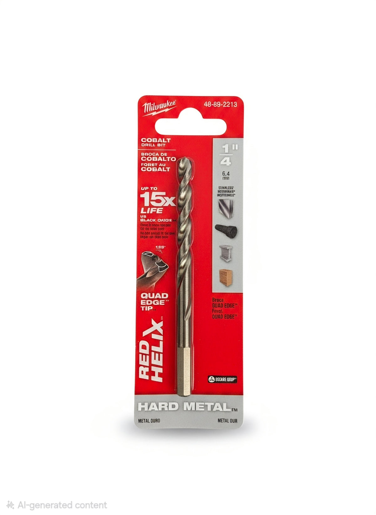 Milwaukee RED HELIX Cobalt Drill Bit – Individual Sizes
